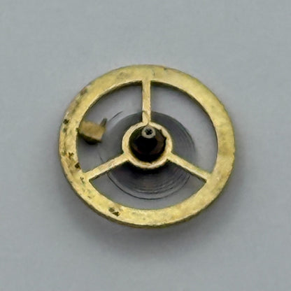 Kasper 200 Balance Wheel Complete And Spring 5¼’’’ Watch Movement Parts NOS