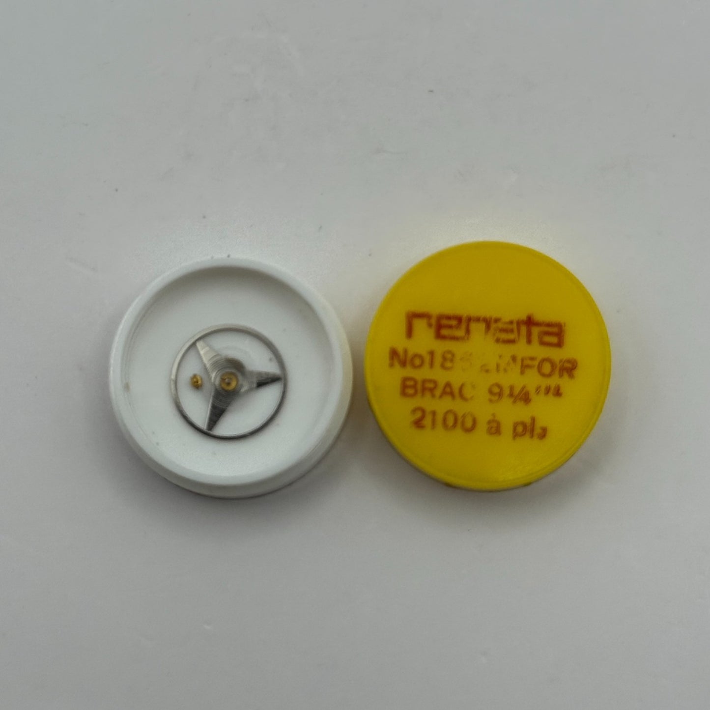 BRAC 2100 Balance Wheel Complete And Spring 9¼’’’  1852 M Watch Movement Parts 