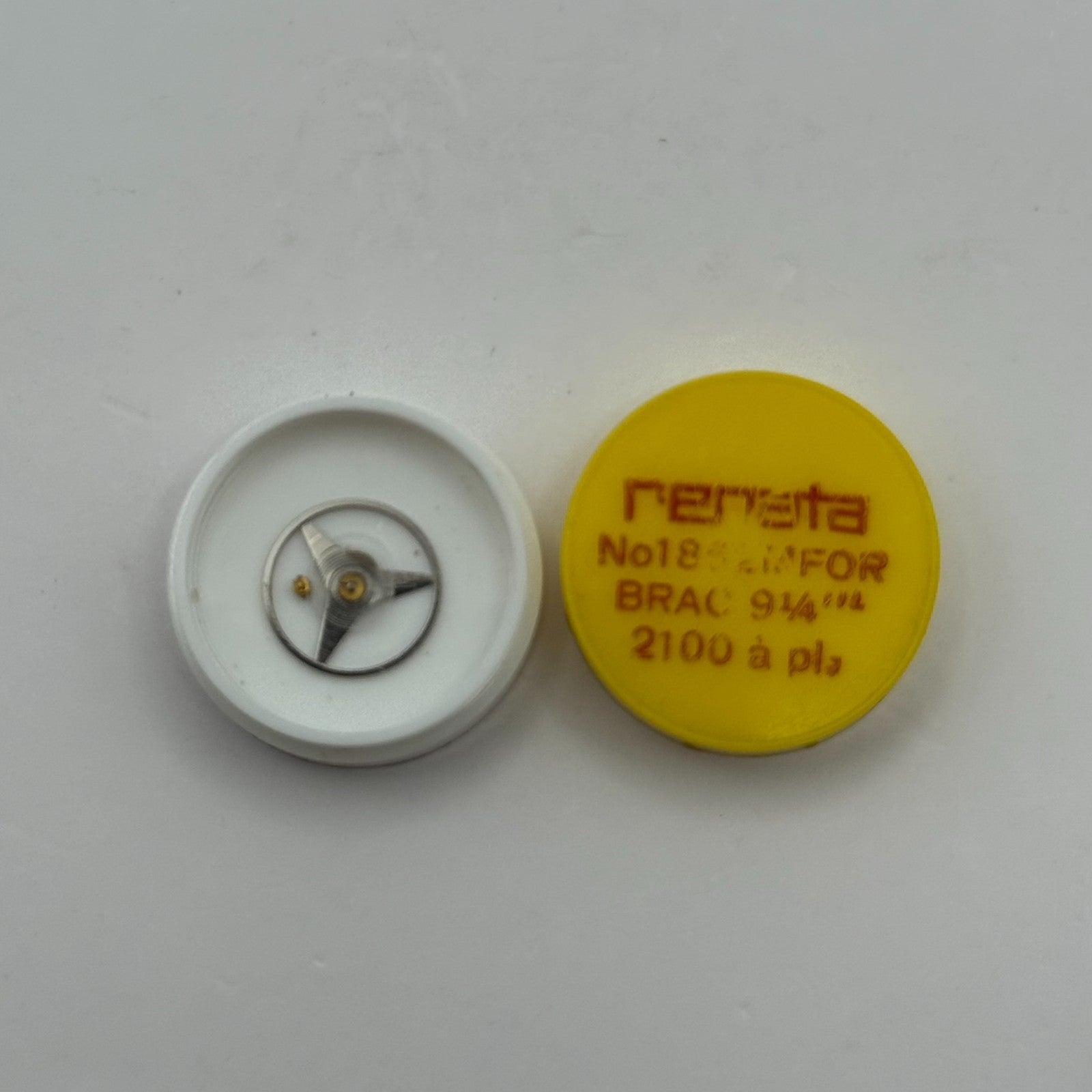 BRAC 2100 Balance Wheel Complete And Spring 9¼’’’  1852 M Watch Movement Parts 