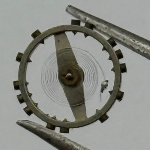 AS 976 1012 Balance Wheel Complete And Spring  29 M Watch Movement Parts NOS