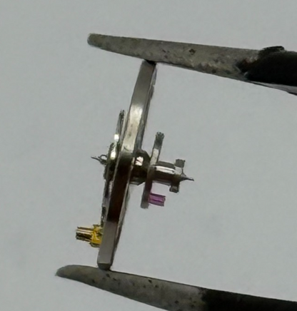 BFG 34 Balance Wheel Complete And Spring 59 Watch Movement Parts NOS