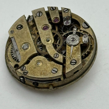 21.2mm Unidentified High Grade Swiss Manual Wind Watch Movement Vintage PARTS