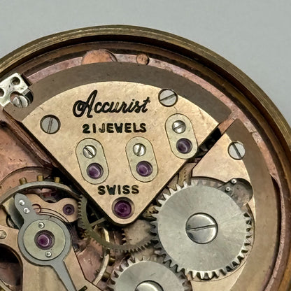 ETA 2409 Watch Movement Accurist Manual Wind Vintage Swiss Parts Repair 29.4mm