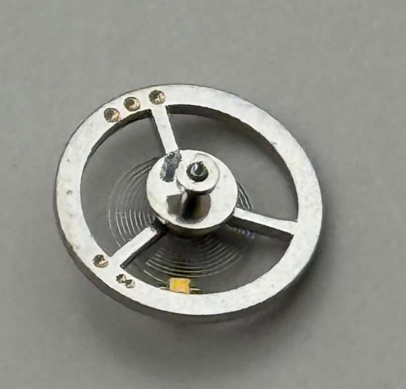 Ebosa 85 Balance Wheel Complete And Spring 132 M Watch Movement Parts NOS