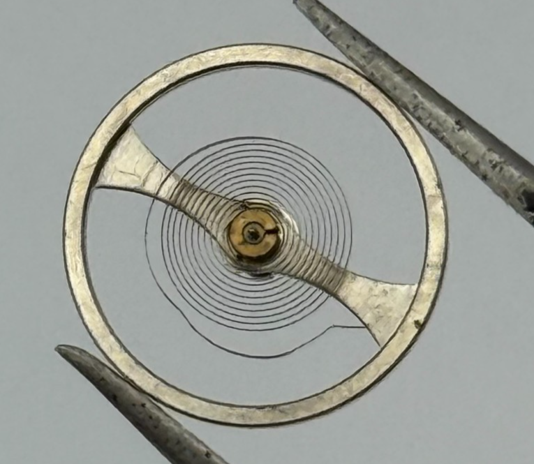 Oris 461 Balance Wheel Complete And Spring  10½’’’ 381 Watch Movement Parts 