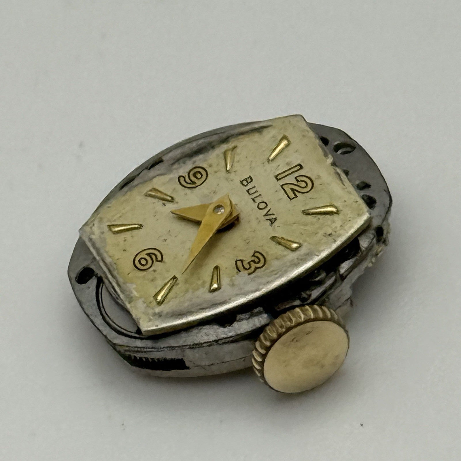 13mm Running Vintage Ladies Bulova 5AD Manual Wind Swiss Watch Movement PARTS