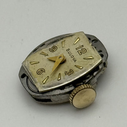 13mm Running Vintage Ladies Bulova 5AD Manual Wind Swiss Watch Movement PARTS