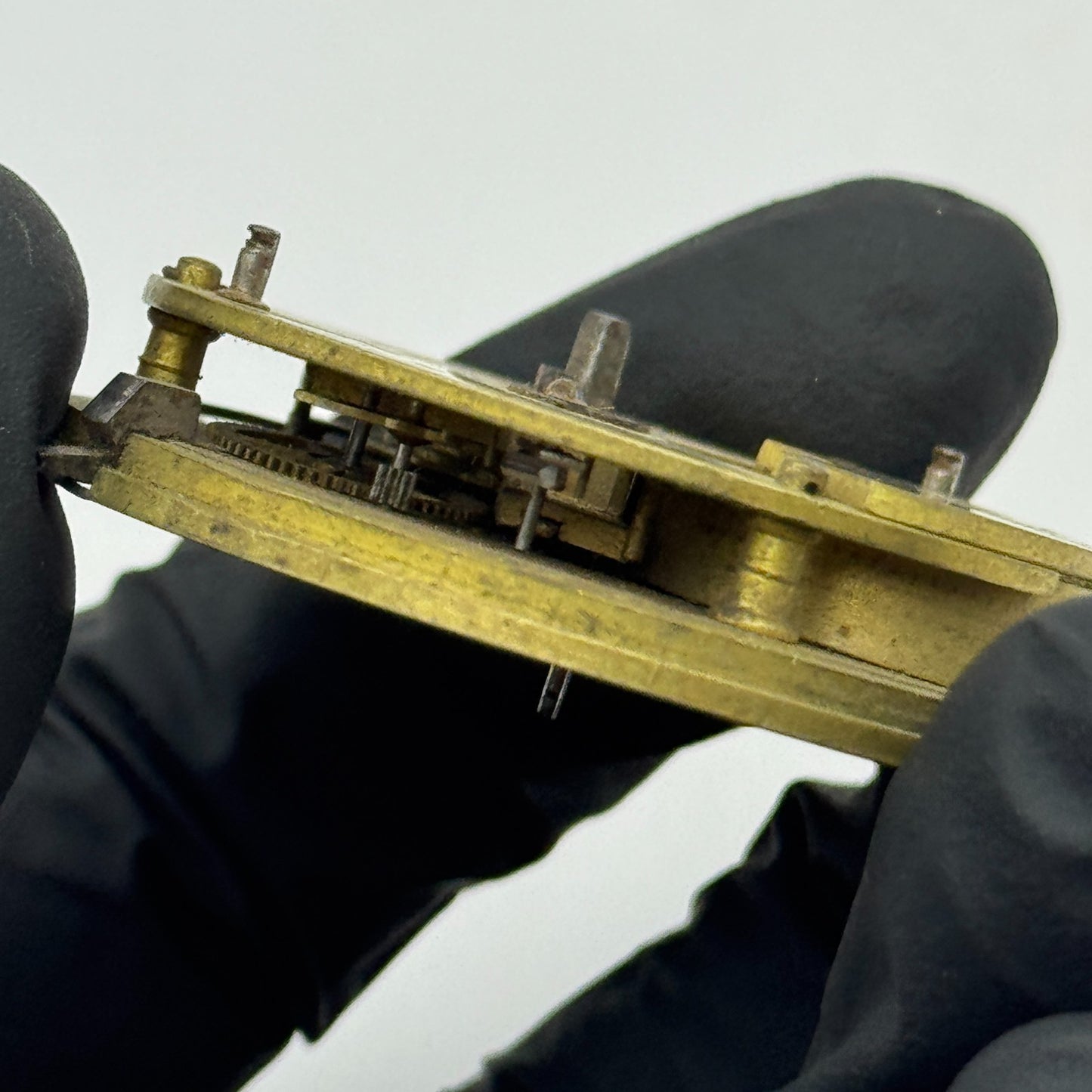 Fusee Pocket Watch Movement Antique English Key Wound Parts Repair Spares 46.4mm