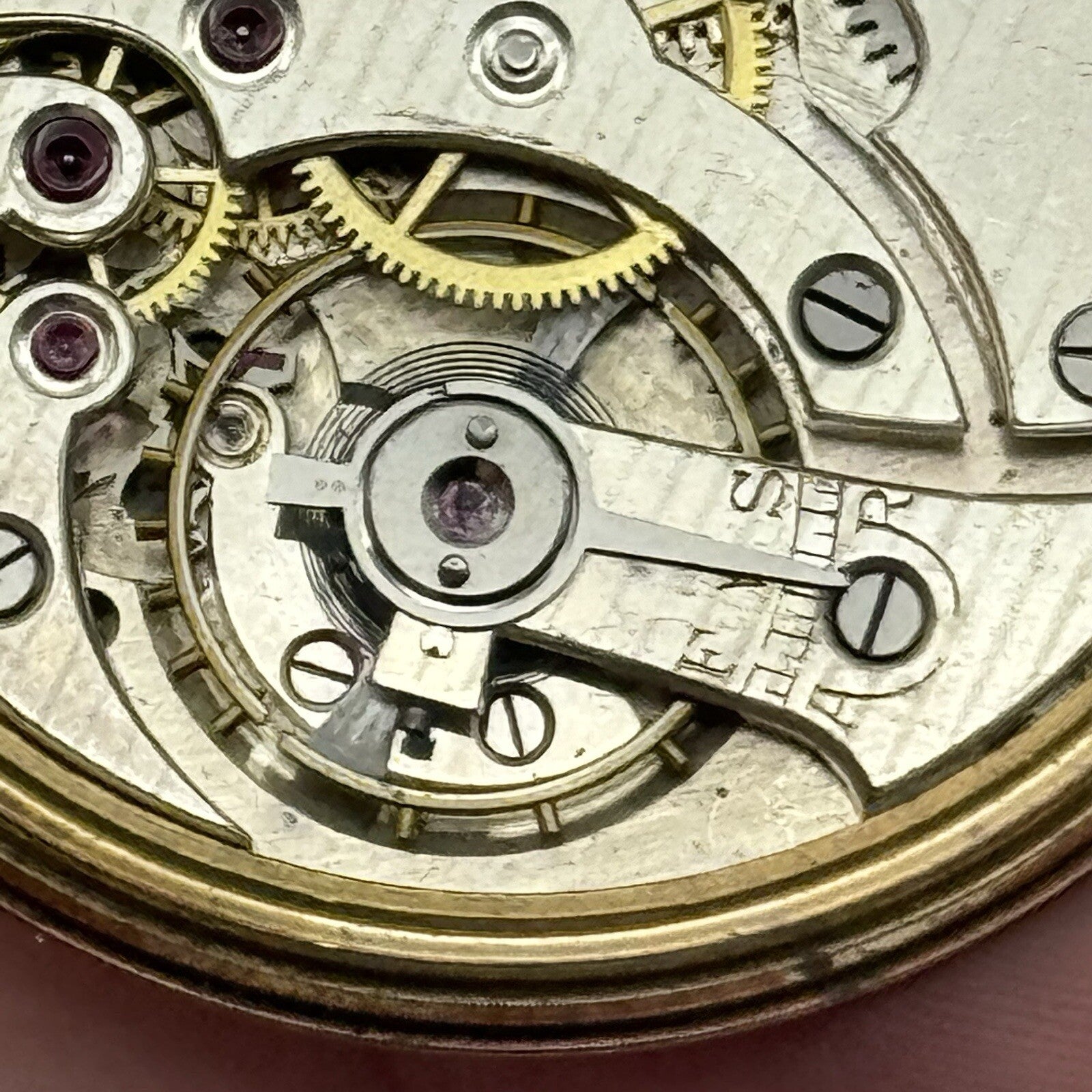 43.1mm Unidentified High Quality Balance Pocket Watch Movement FOR PARTS Repair