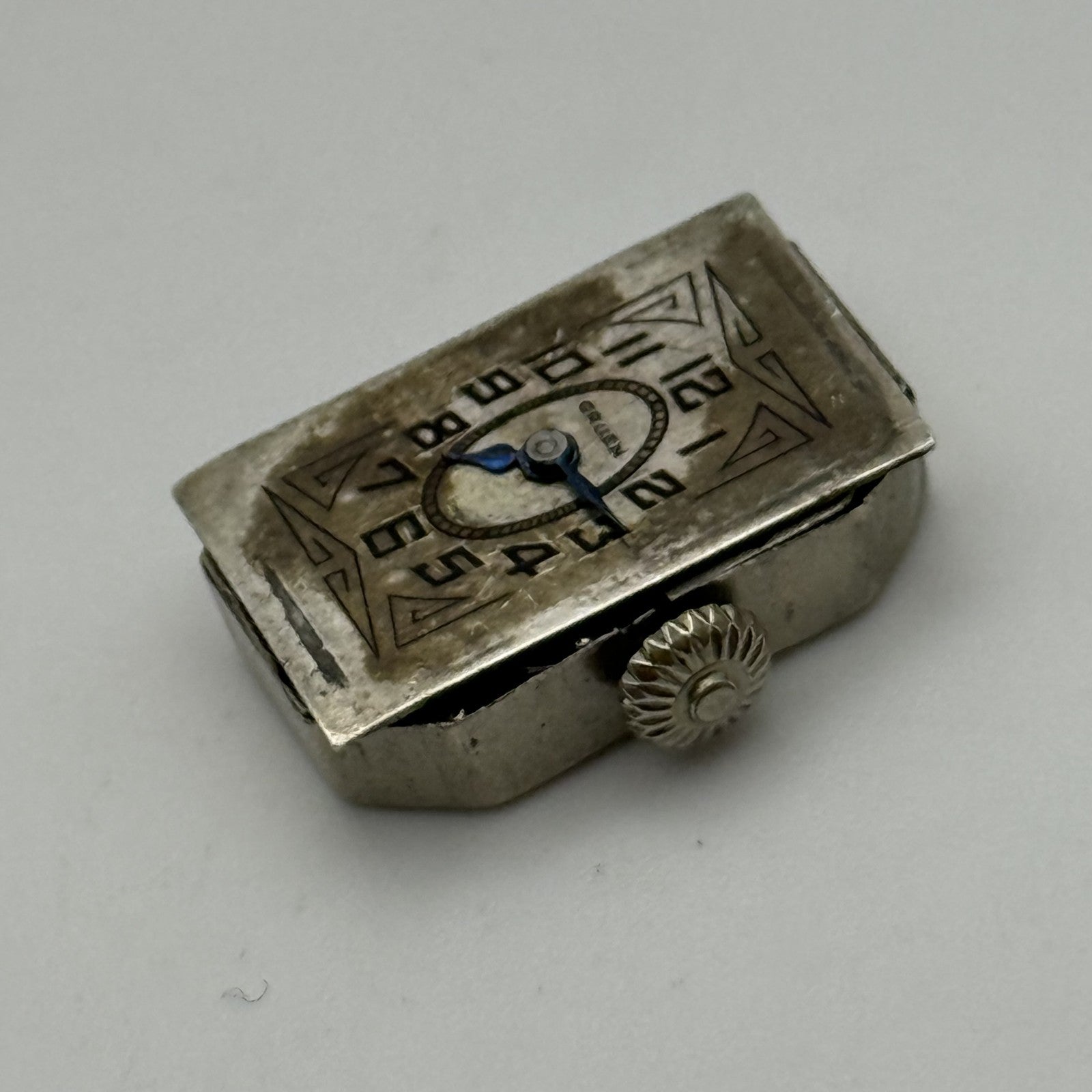 13.1mm Vintage Gruen Guild 15 Jewels Manual Wind Watch Movement PARTS REPAIR