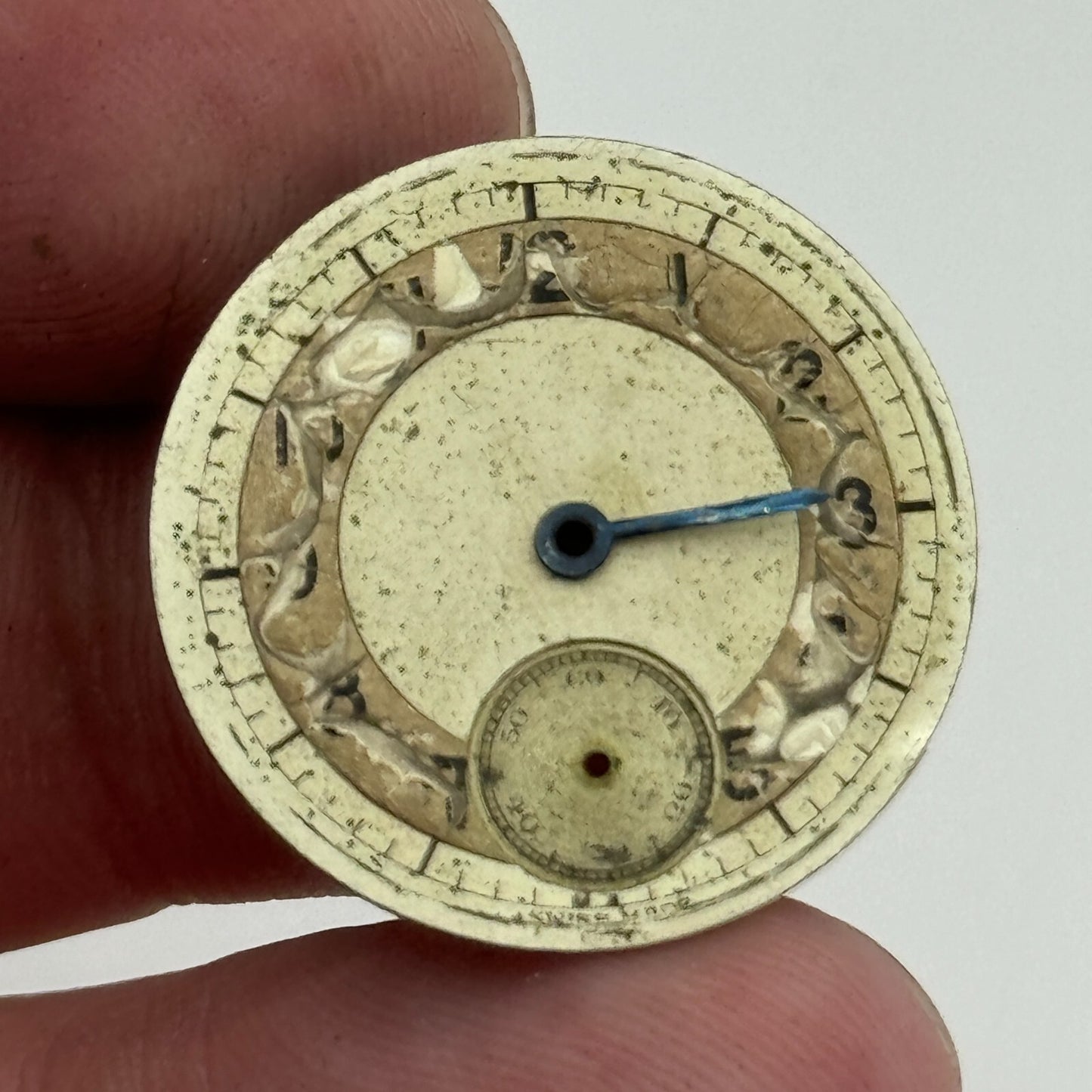 23.6mm AS 984 A Schild 15 Jewels Manual Wind Watch Movement Swiss Vintage PARTS