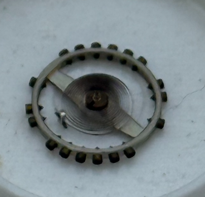 AS 1051 Balance Wheel Complete And Spring 5¼’’’ 34 M Watch Movement Parts NOS