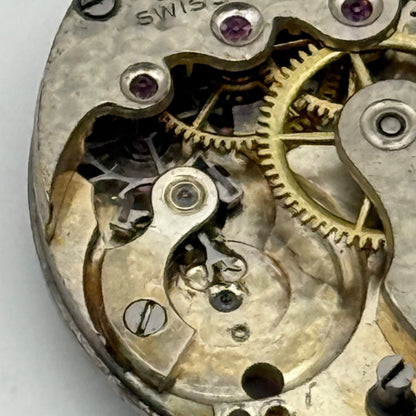 Rolex Marconi Lever Sila 15 Jewels Watch Movement Vintage Parts Repair 23.8mm