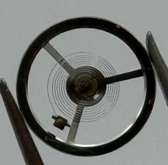 EB 8140 Balance Wheel Complete And Spring 8 3/4’’’ PL 1319 Watch Movement Parts