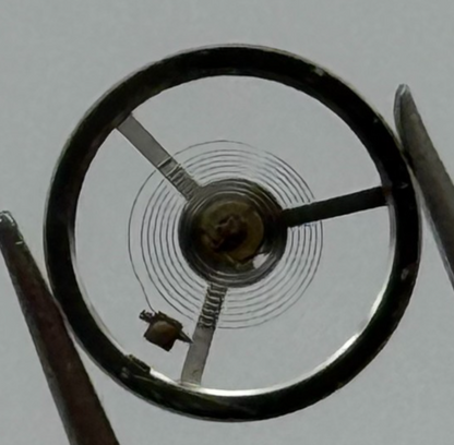 EB 8140 Balance Wheel Complete And Spring 8 3/4’’’ PL 1319 Watch Movement Parts