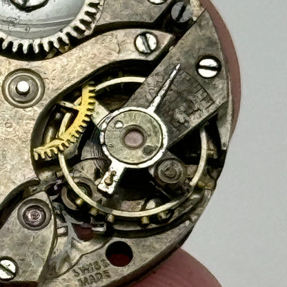 23.6mm Balance Intact 15 Jewels Manual Wind Watch Movement Swiss Vintage PARTS