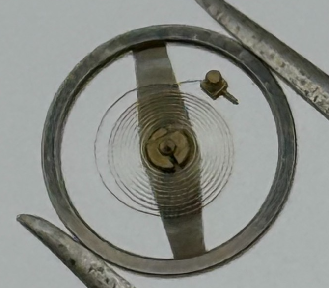 Brac 2021 Balance Wheel Complete And Spring  5¼’’’ 69 M Watch Movement Parts 