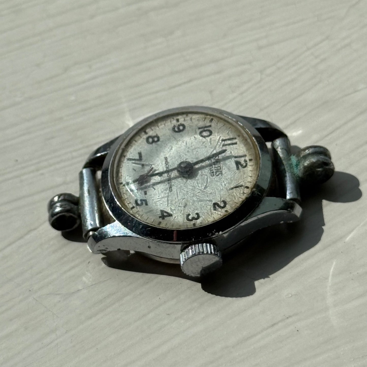 Vintage 21mm Smiths Cal 201 Jewelled Sub Second Manual Wind Watch PARTS / REPAIR