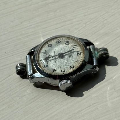 Vintage 21mm Smiths Cal 201 Jewelled Sub Second Manual Wind Watch PARTS / REPAIR