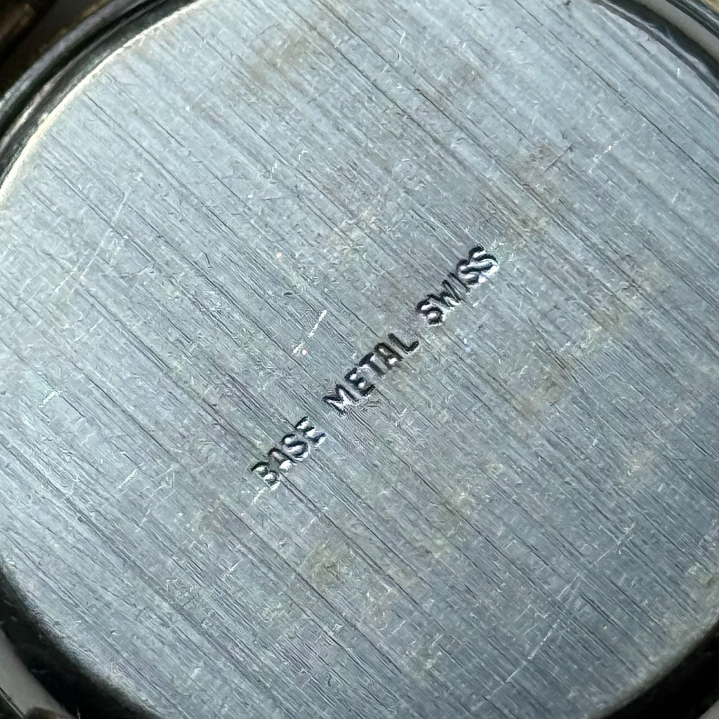 34mm Men's Vintage Lucerne Antimagnetic Swiss Manual Wind Watch PARTS REPAIR