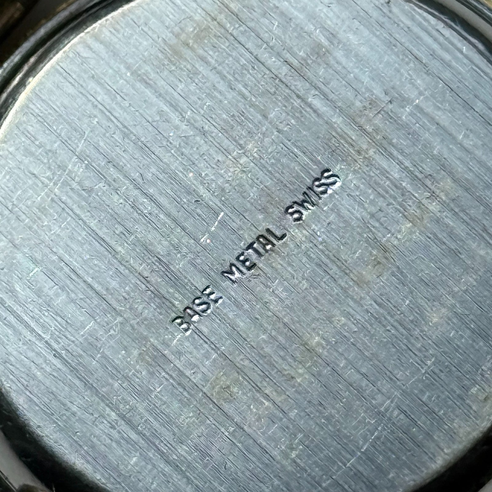 34mm Men's Vintage Lucerne Antimagnetic Swiss Manual Wind Watch PARTS REPAIR