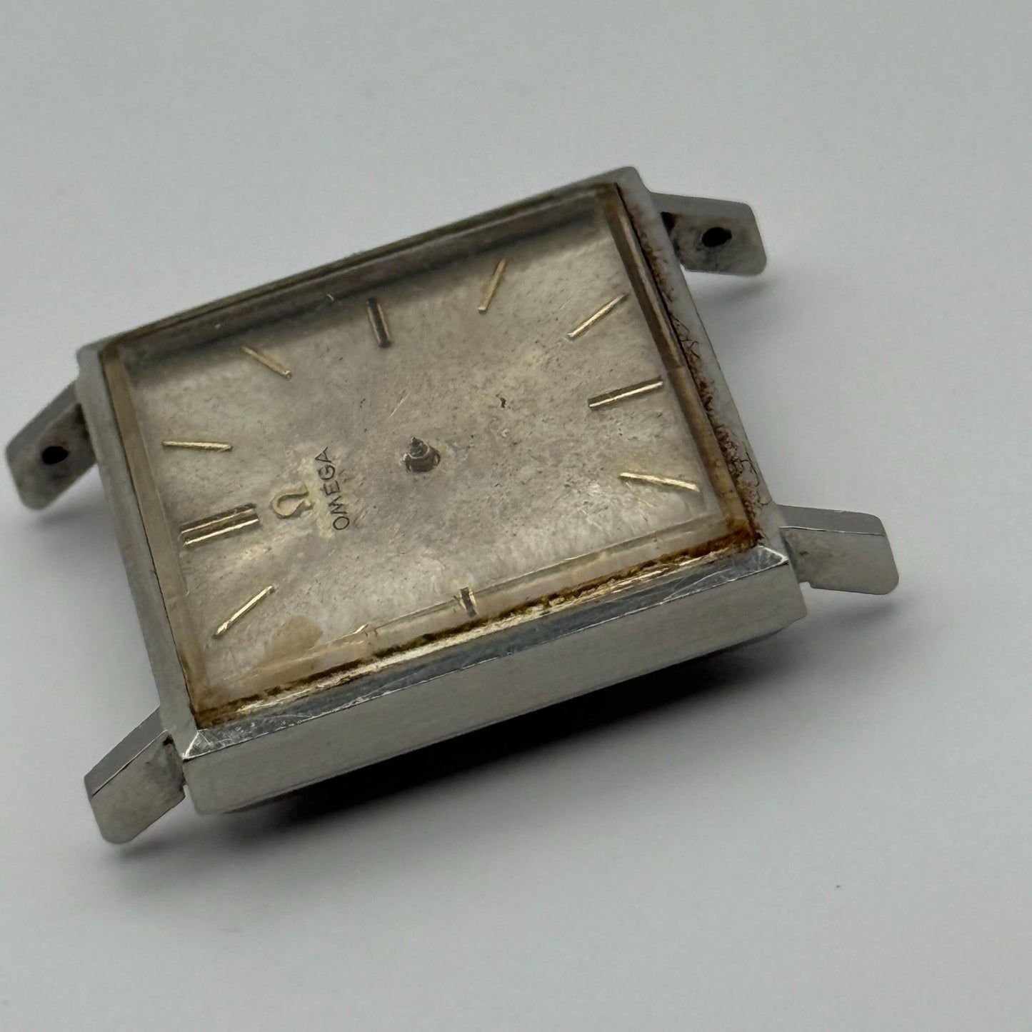 Omega 671 Automatic Watch Running Square 161.014 Vintage Swiss Parts Repair 26mm