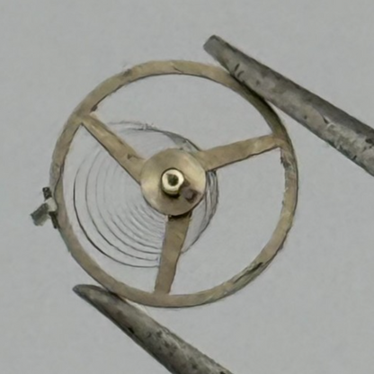 AS 1977 Balance Wheel Complete And Spring 5 1/2'''  1740 M Watch Movement Parts