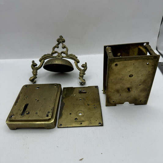 Unidentified Antique Clock Parts Unknown Origin Or Age See Photos Parts Repair
