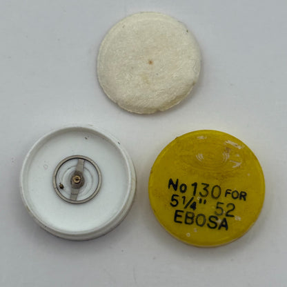 Ebosa 52 Balance Wheel Complete And Spring 5¼’’’  130 Watch Movement Parts 