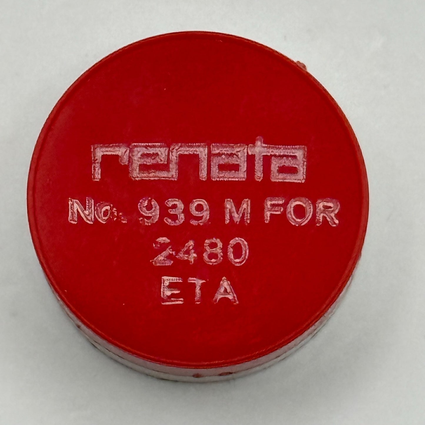 ETA 2480 Balance Wheel Complete And Spring 939 M Watch Movement Parts NOS 