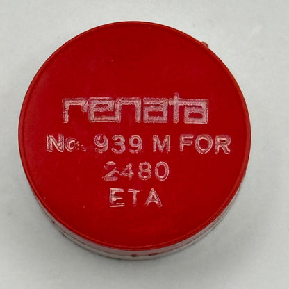 ETA 2480 Balance Wheel Complete And Spring 939 M Watch Movement Parts NOS 