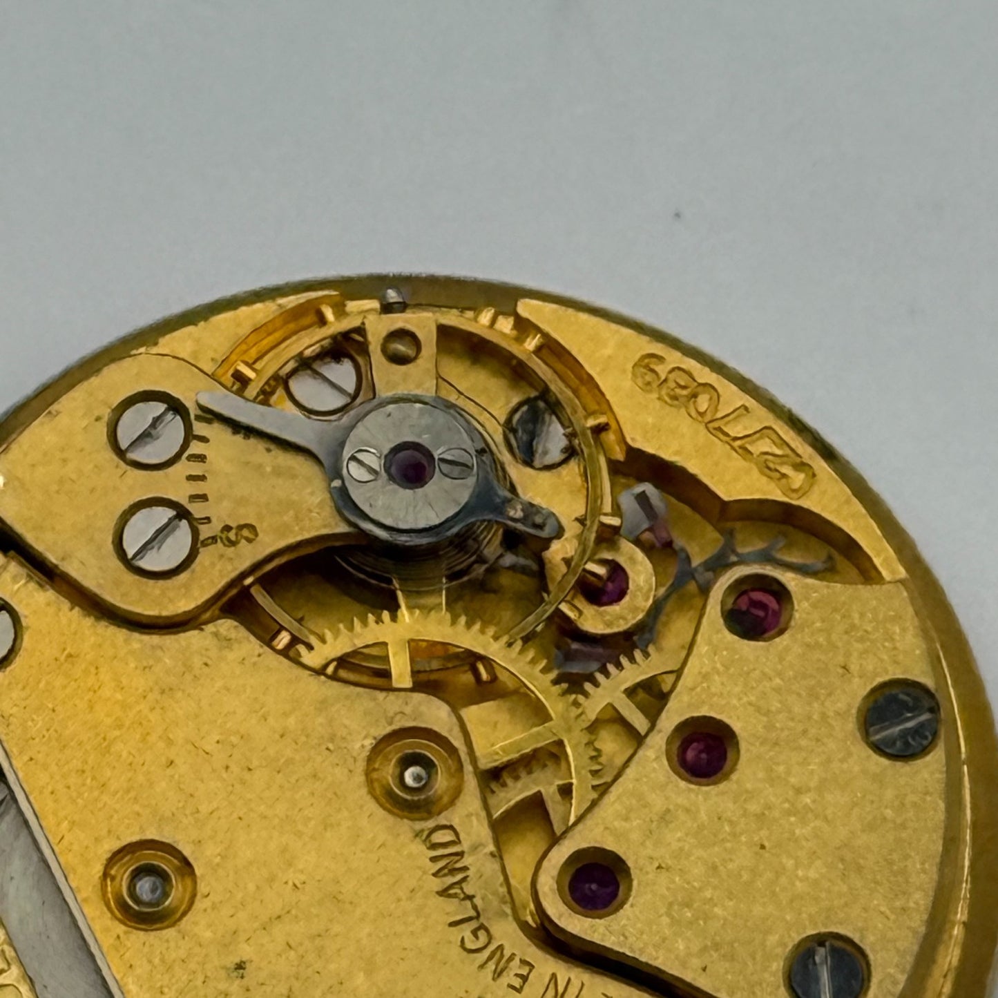 Smiths De Luxe C277089 Watch Movement Manual Wind Vintage Parts Repair 26.6mm