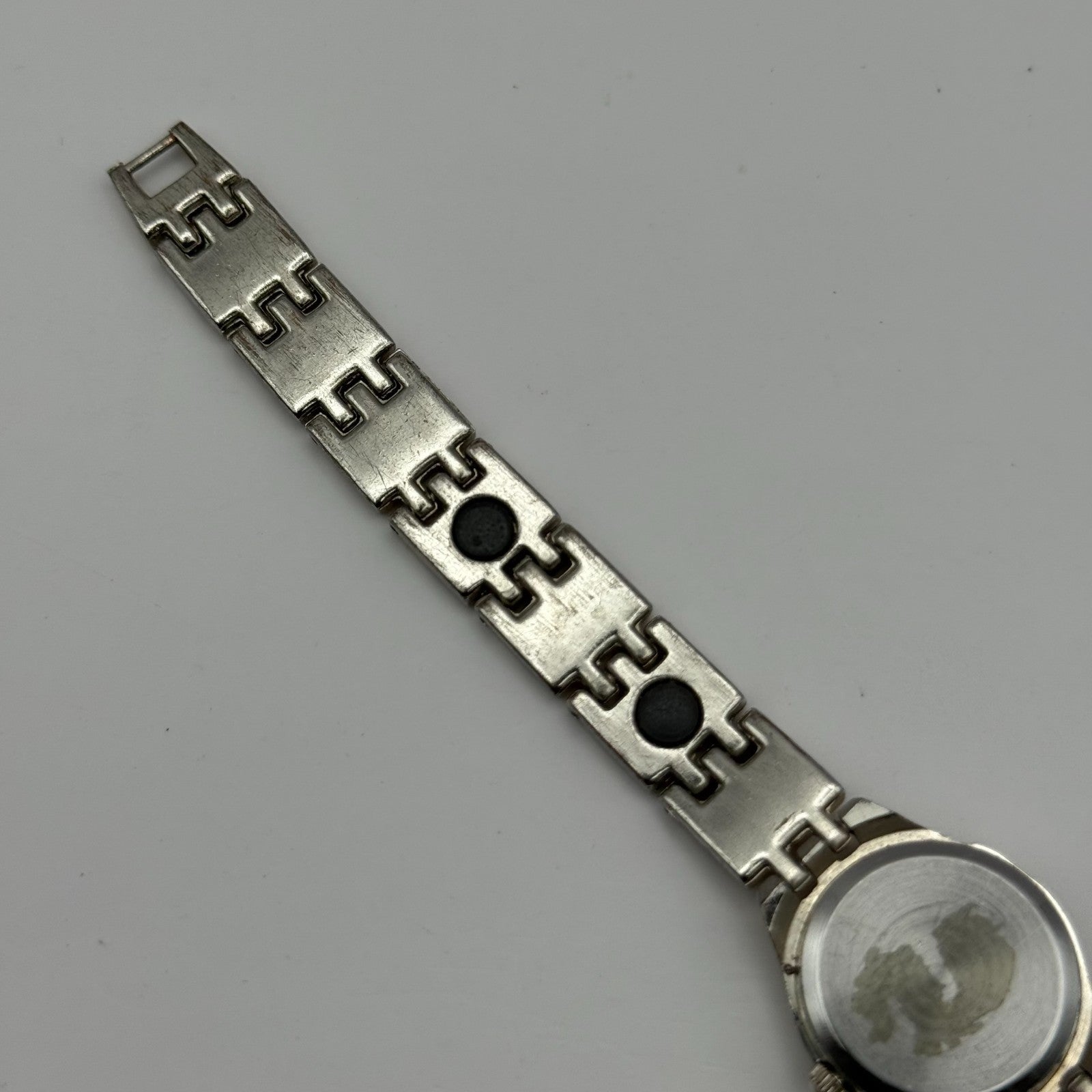 Clementine L. Ladies Quartz Watch MOP Dial Two Tone Bracelet Working 22mn