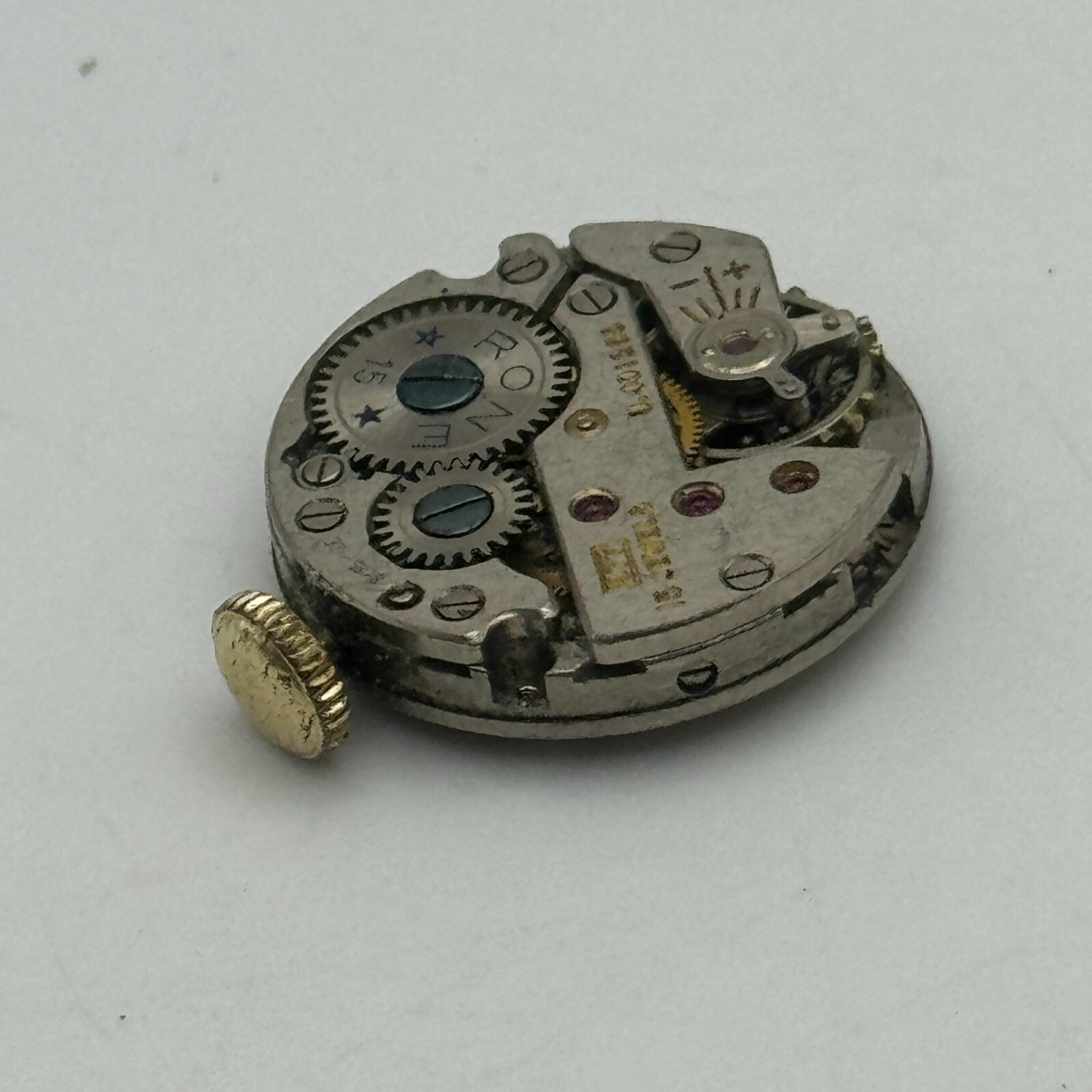 19.6mm Rone 877 FHF 63 Balance Ok Manual Wind Swiss Watch Movement PARTS SPARES