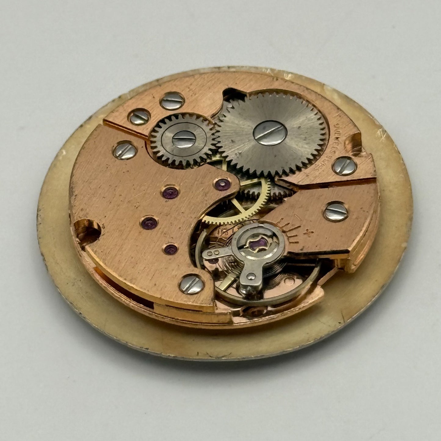 Peseux 7040 Watch Movement Audax Manual Wind Vintage Swiss Parts Repair 23.5mm