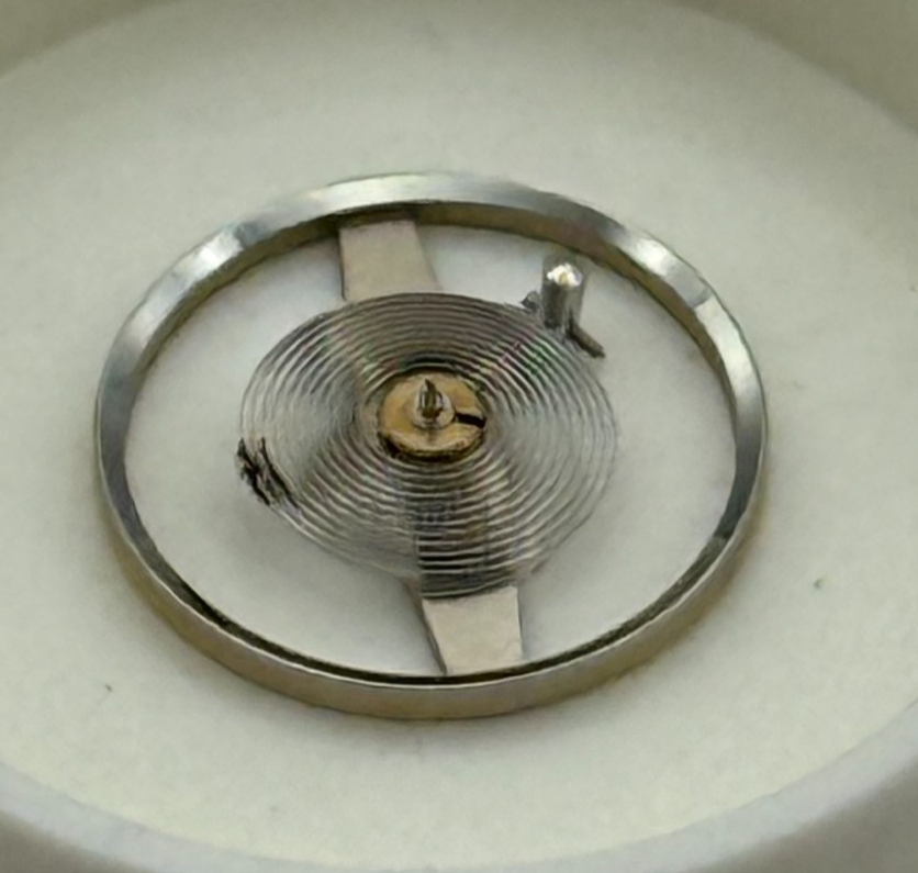 Kasper 1200 Balance Wheel Complete And Spring Watch Movement Parts NOS