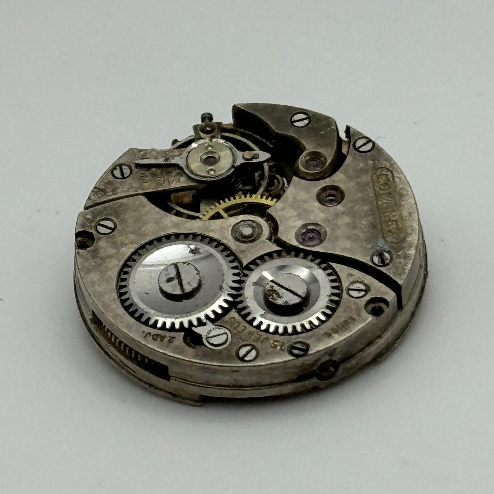 23.6mm Dominex Balance Ok 15 Jewels Swiss 2 Adj Manual Wind Watch Movement PARTS