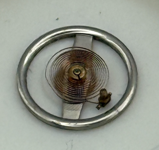 Ronda RL 8013 Balance Wheel Complete And Spring Ord + Kif + Inca Watch Parts 