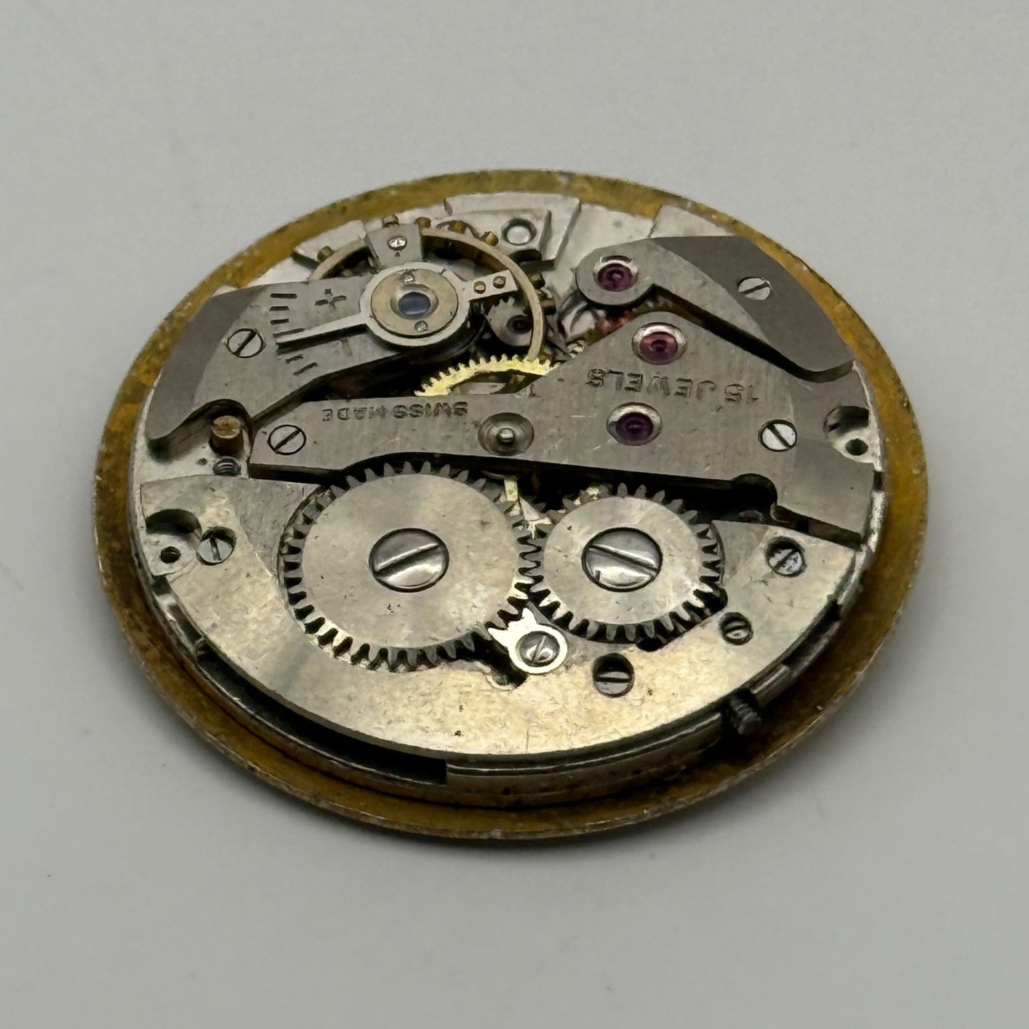 AS 1123 1124 Watch Movement Avia Manual Wind Vintage Swiss Parts Repair 25.8mm