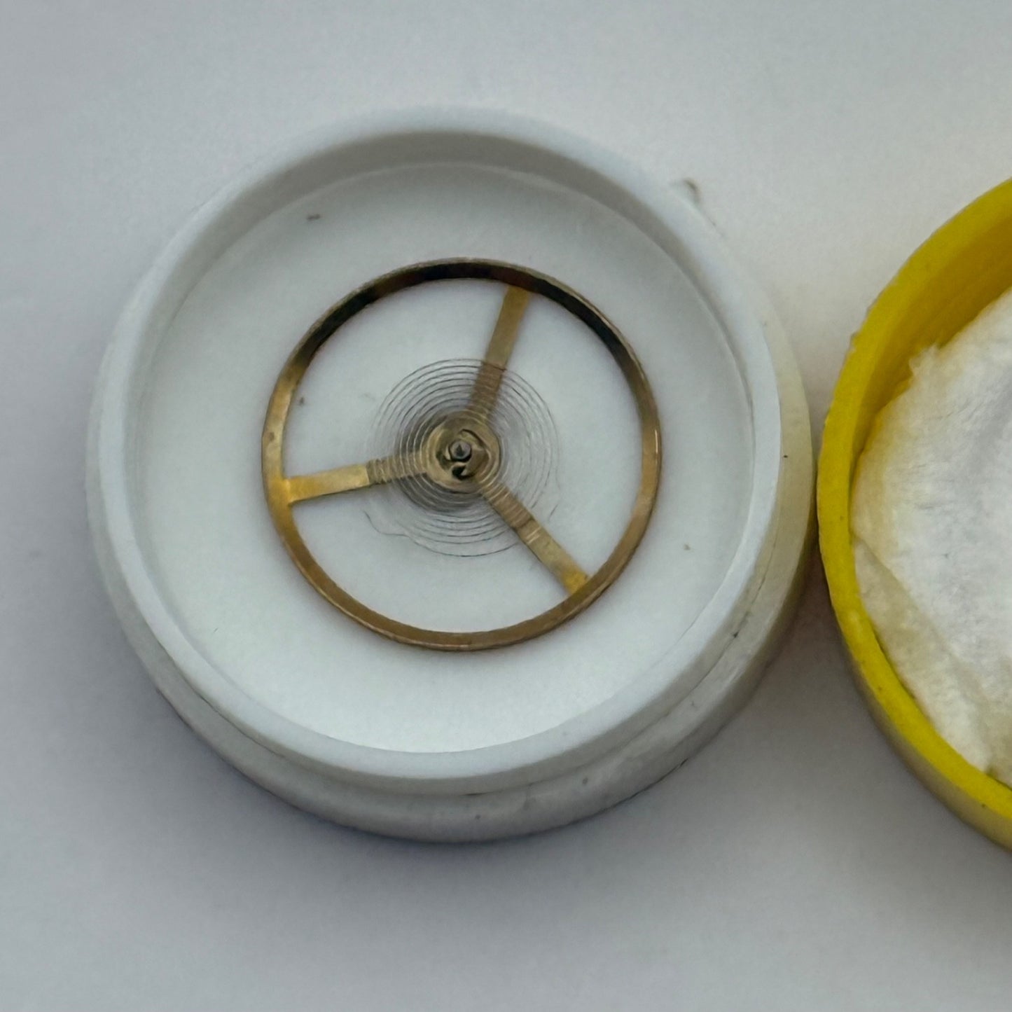 Smith 603 Elite Balance Wheel Complete And Spring  10 1/2 Watch Movement Parts 