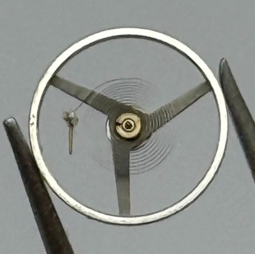 ETA 2410 Balance Wheel Complete And Spring 6 3/4''' 1059 M Watch Movement Parts 