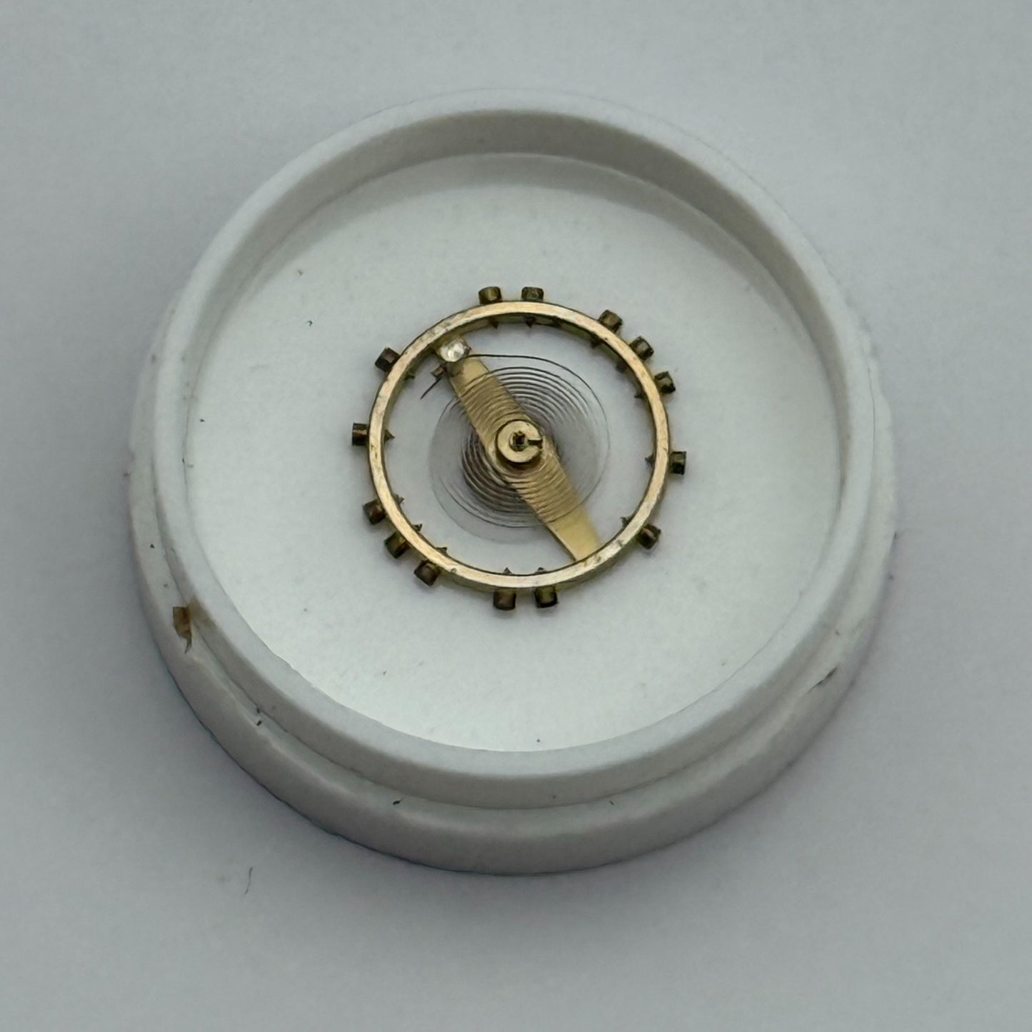 AS 970 Balance Wheel Complete And Spring 8¾’’’  27 M Watch Movement Parts NOS
