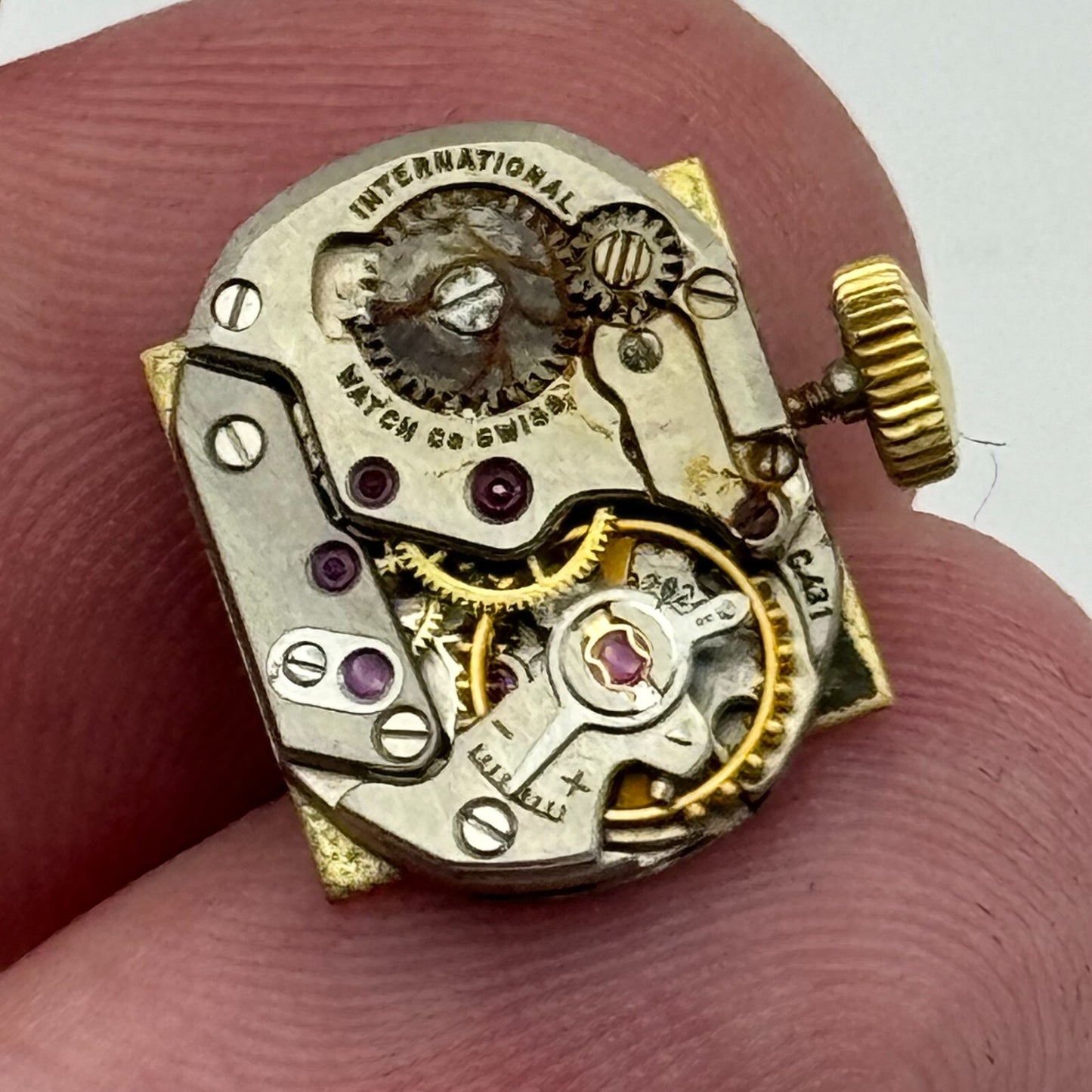 11.6mm Ladies International Watch Co IWC Cal 431 Mechanical Watch Movement PARTS