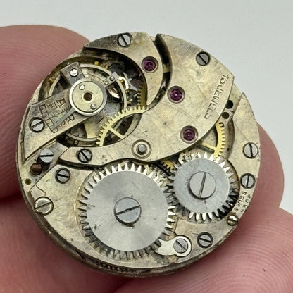 23.7mm 15 Jewels Swiss Porcelain Dial Trench Watch Movement Manual Wind PARTS