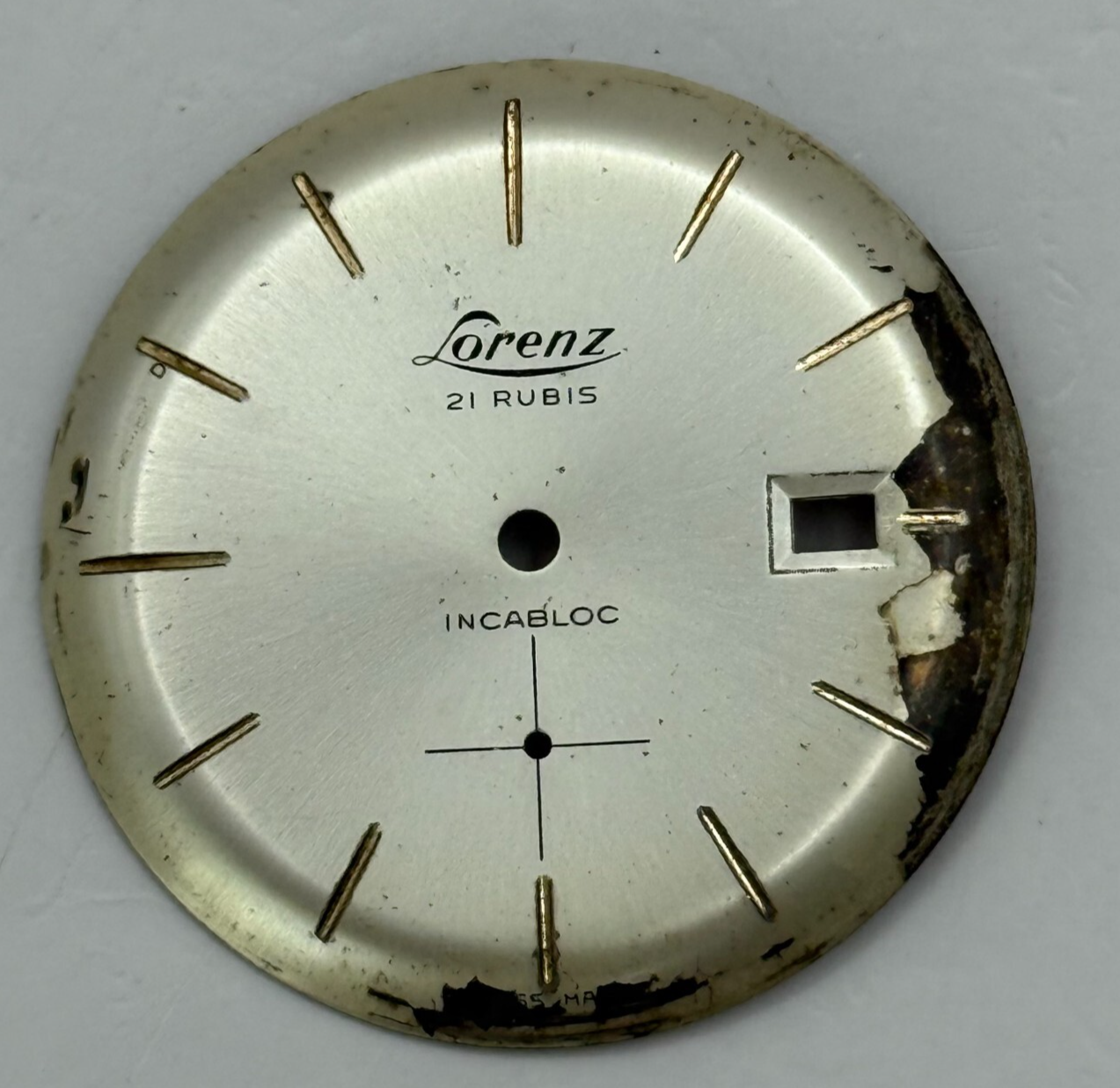 25.4mm Vintage Lorenz Peseux P 336N Manual Wind Watch Movement PARTS REPAIR