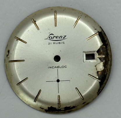 25.4mm Vintage Lorenz Peseux P 336N Manual Wind Watch Movement PARTS REPAIR