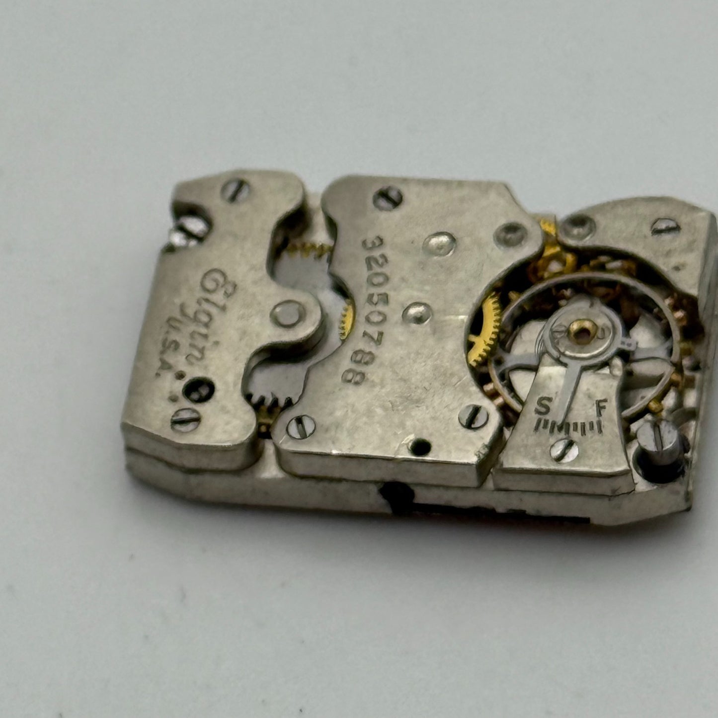 1930 Vintage 18/0s Elgin 488 Model 1 American Watch Movement PARTS REPAIR SPARES