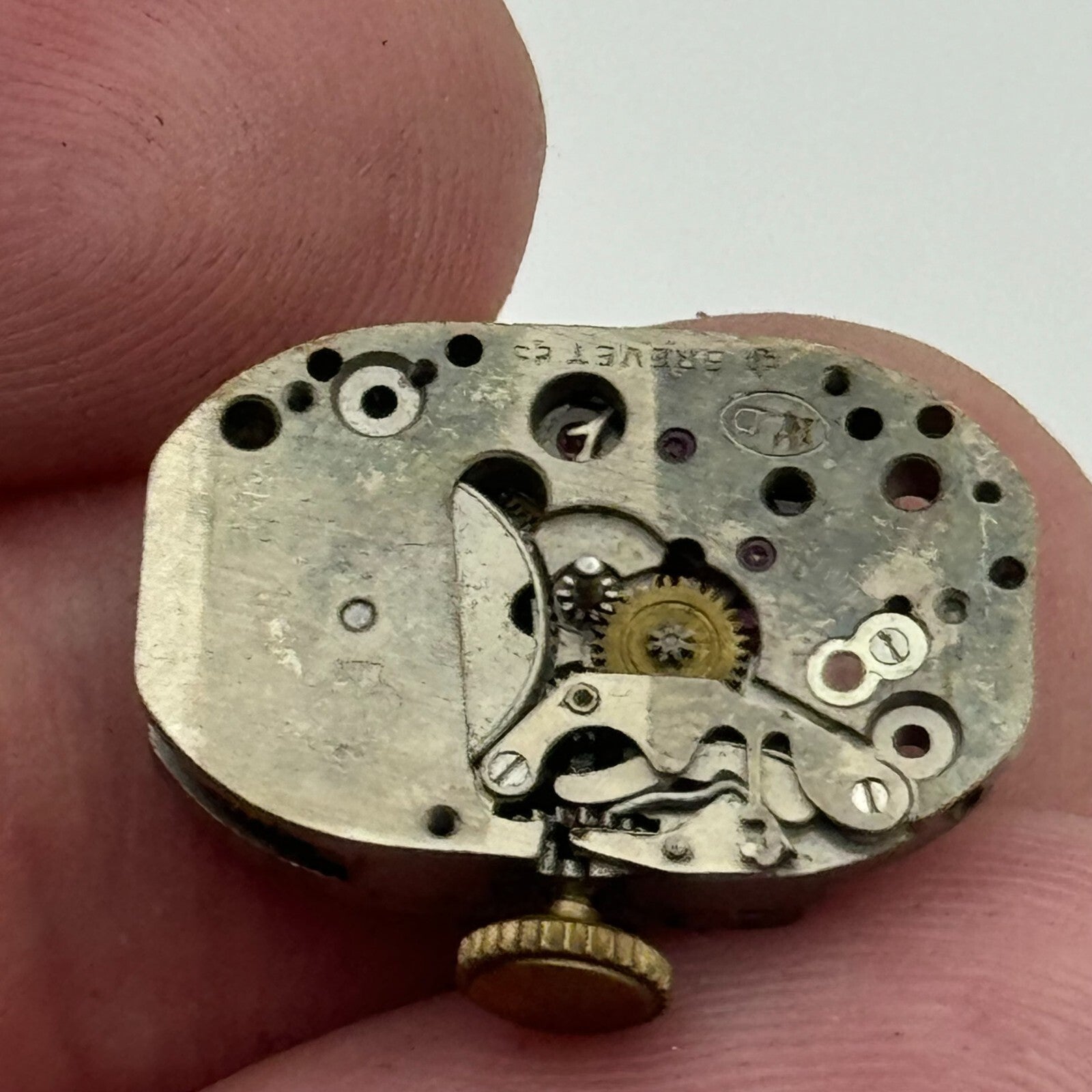 12.7mm Ladies Peseux P 120 Manual Wind 15 Jewels Watch Movement Swiss PARTS