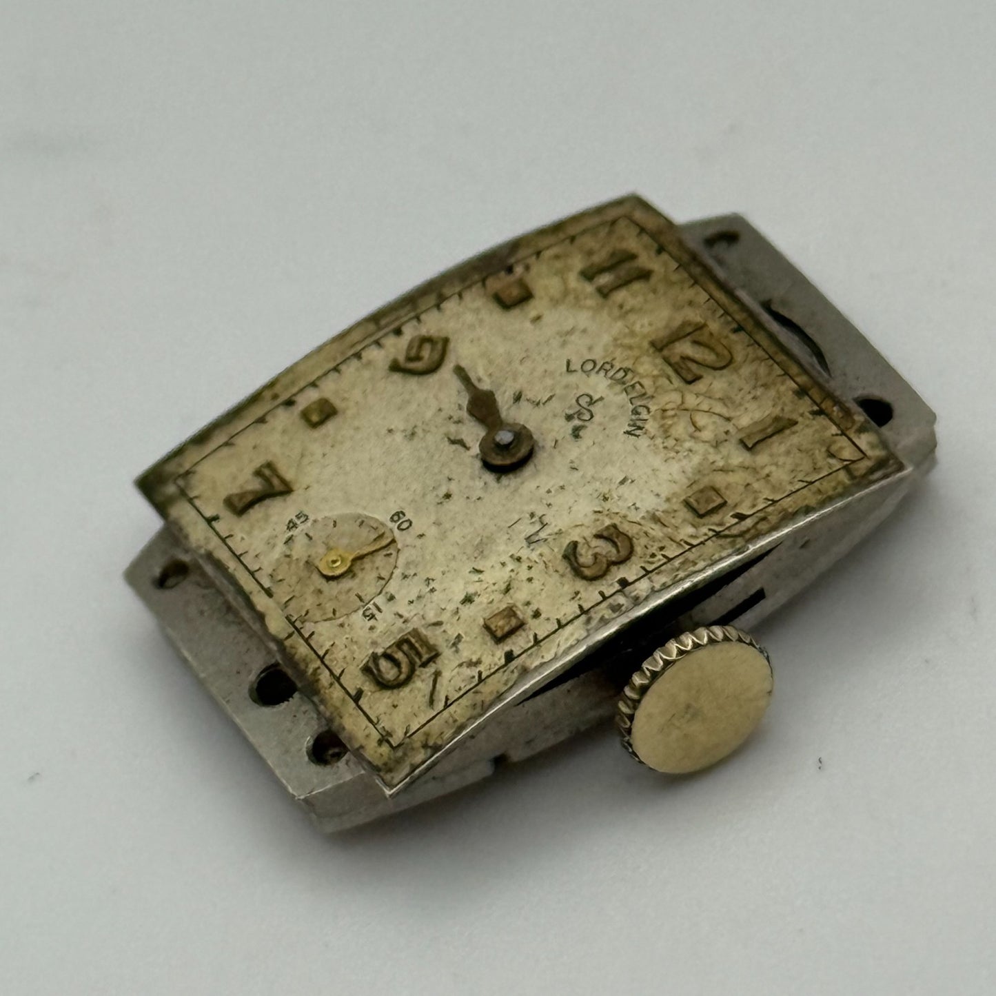 1950 Vintage 15/0s Lord Elgin 626 Model 2 American Watch Movement PARTS REPAIR