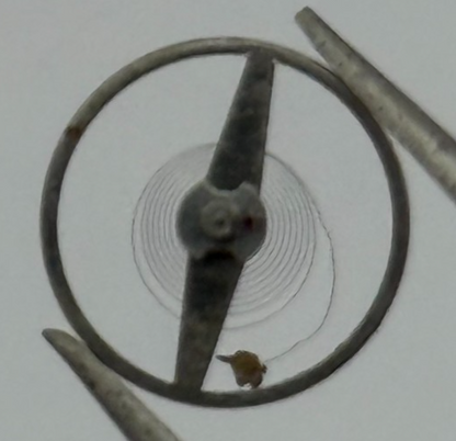 Oris 585 Balance Wheel Complete And Spring 198 M Ord + Kif Watch Movement Parts